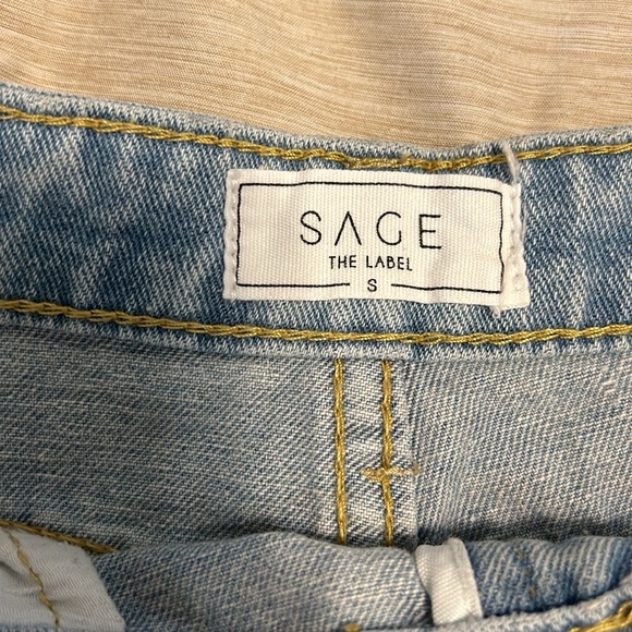 NWT asymmetrical  jean skirt - Picture 2 of 10